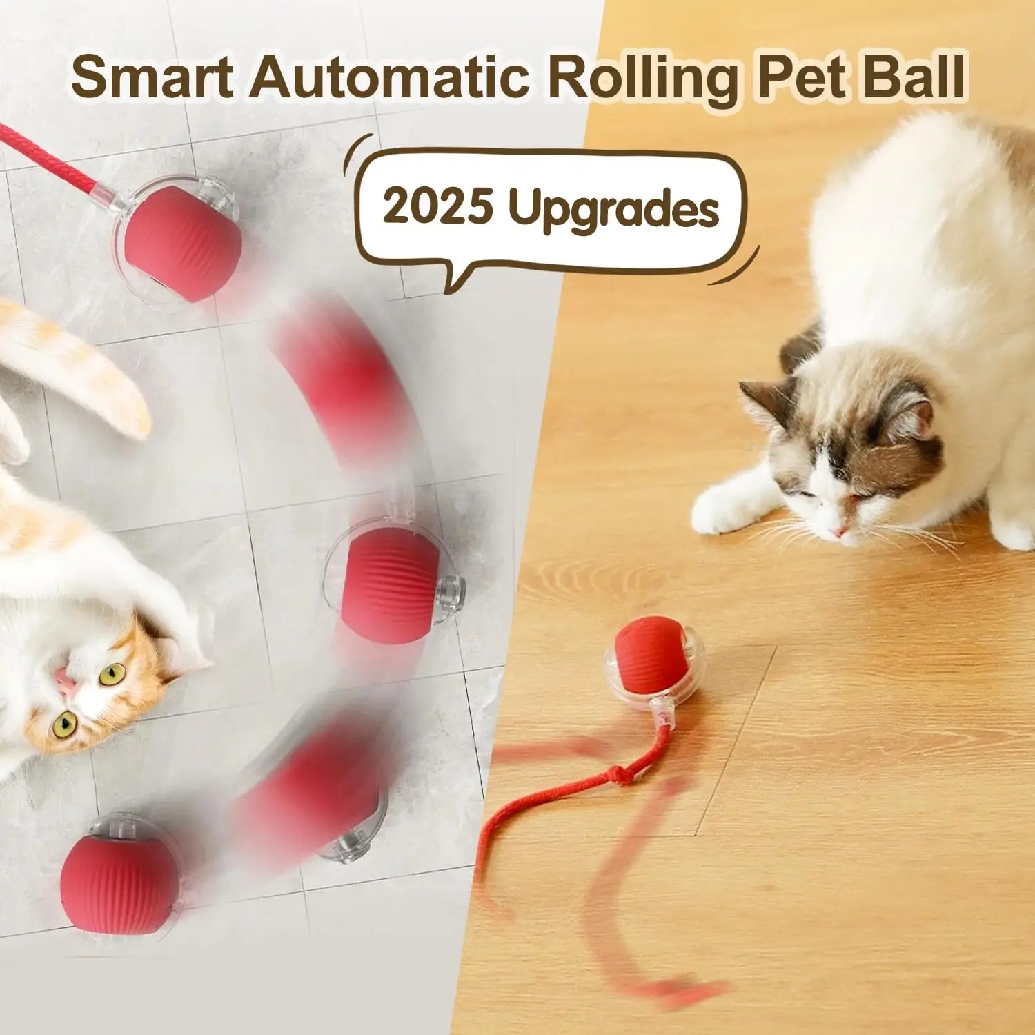 Smart Rolling Cat Toy Your Kitty Active & Happy!