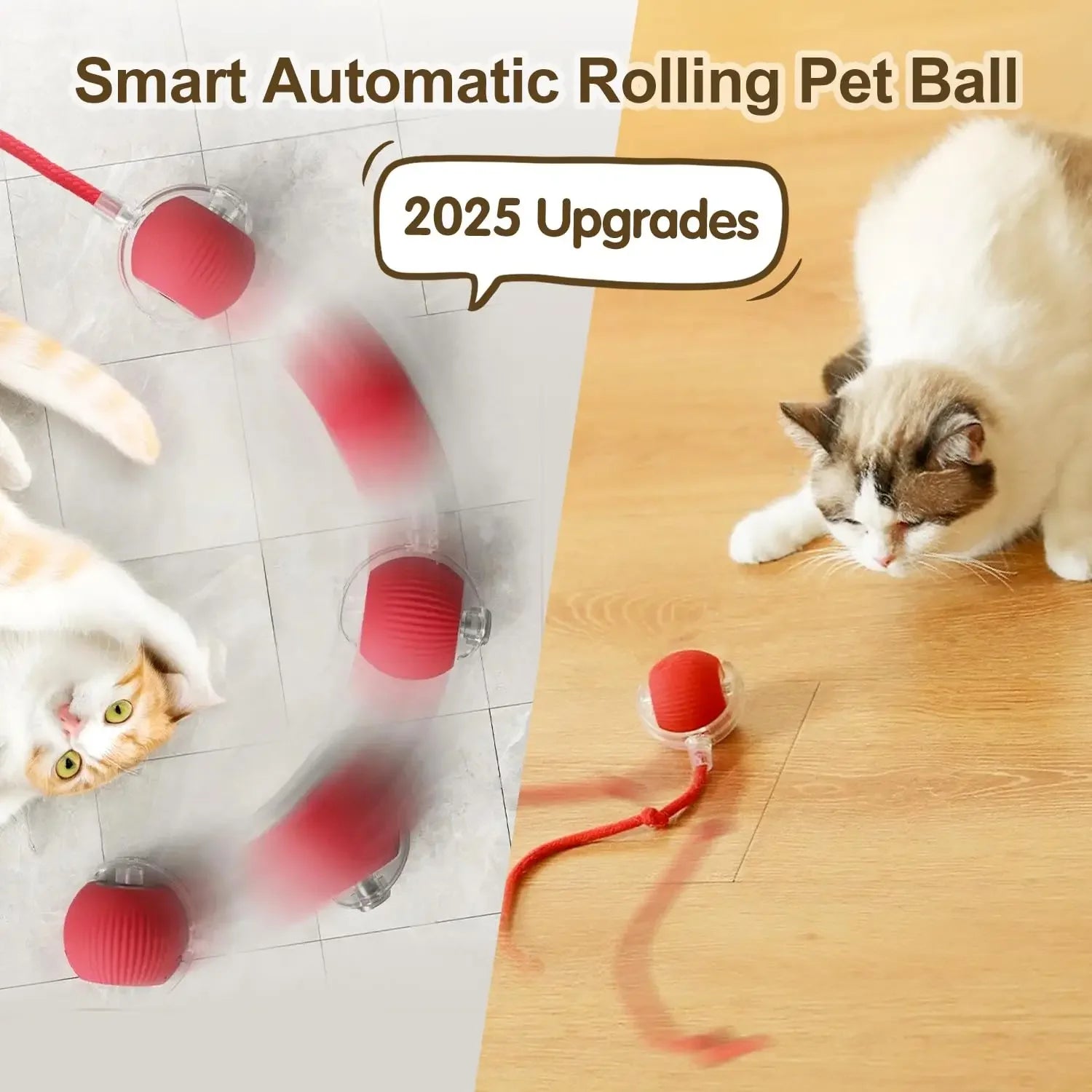 Smart Rolling Cat Toy Your Kitty Active & Happy!
