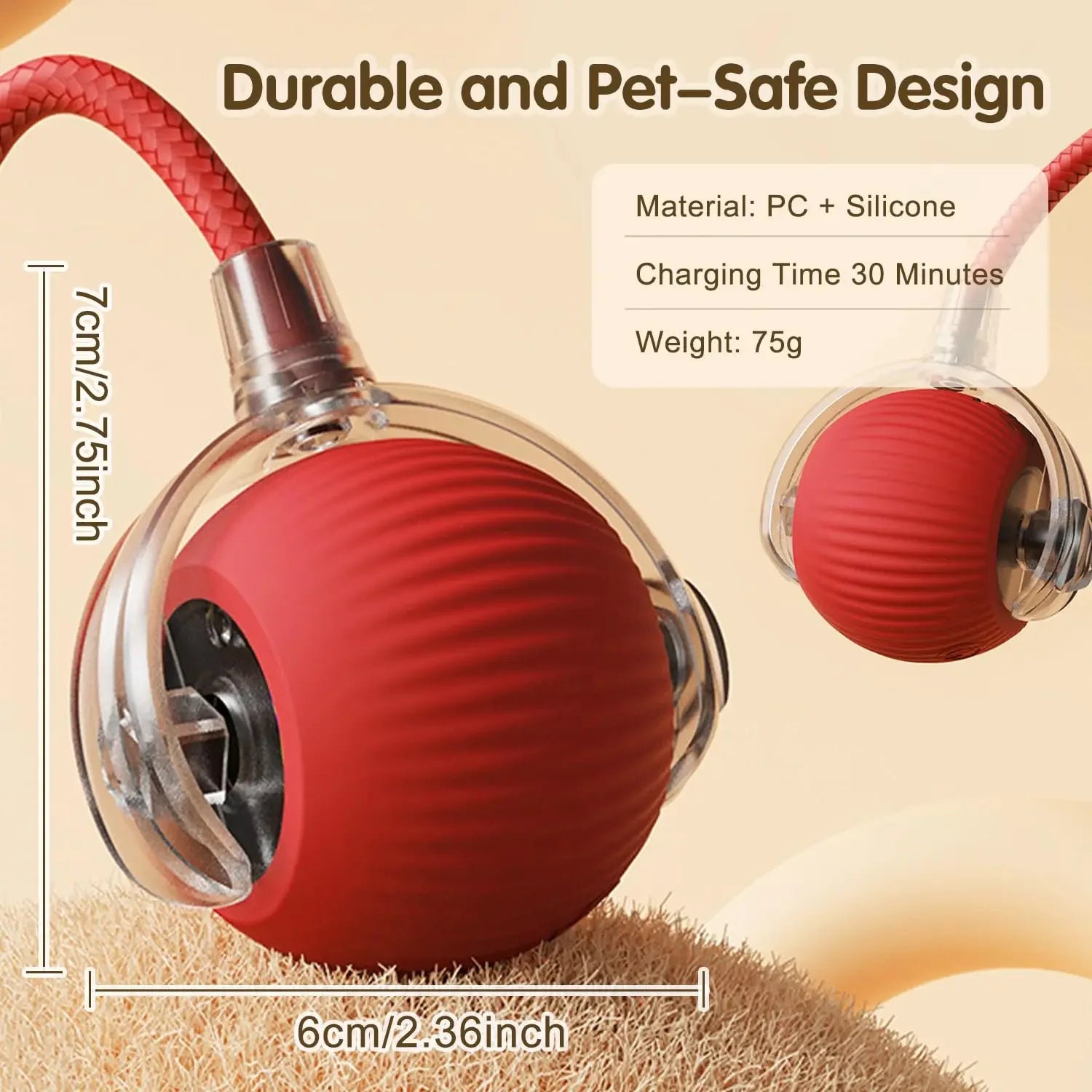 Smart Rolling Cat Toy Your Kitty Active & Happy!