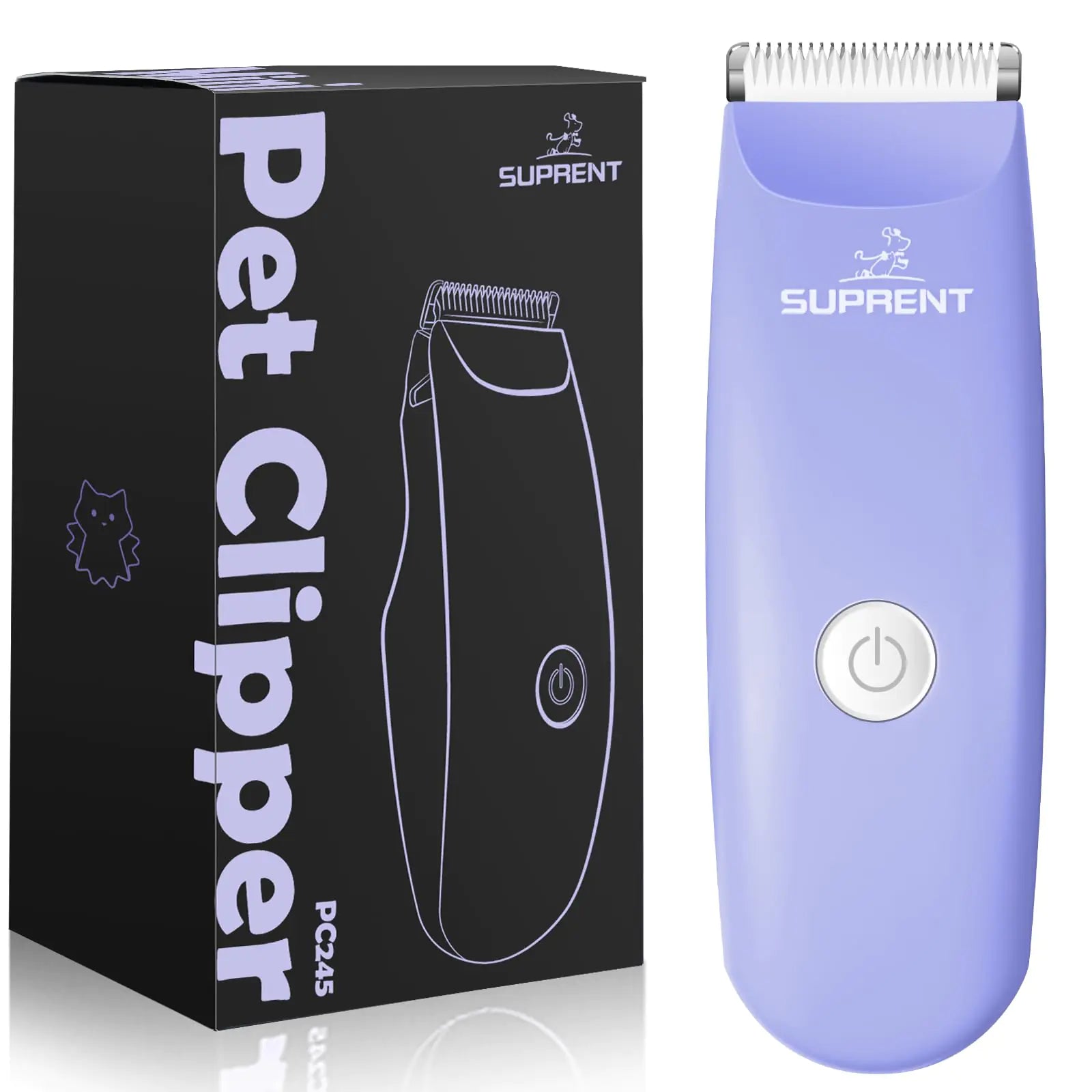 Professional Silent Grooming Machine - Complete Rechargeable USB Kit for Dogs and Cats